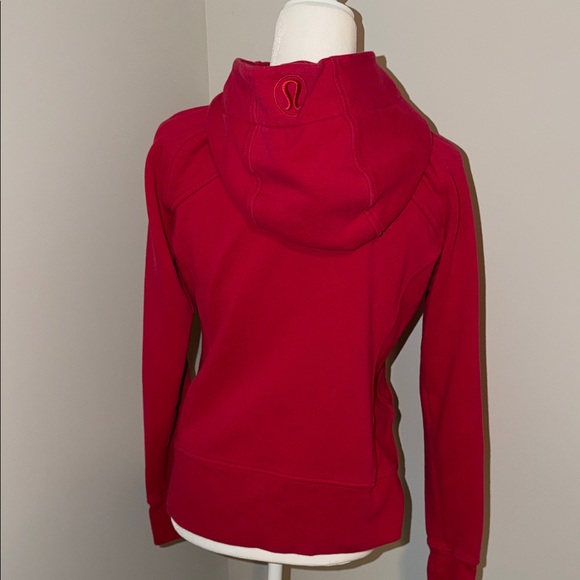 Lululemon Scuba Dark Pink Zip-Up Hoodie 10 - Picture 4 of 5